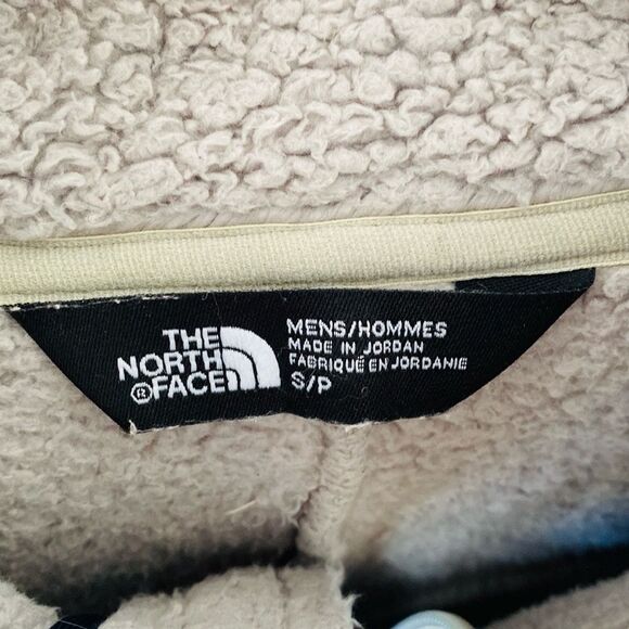 The North Face Teddy Gray and Blue Freece Jacket sz S/P - Picture 5 of 10